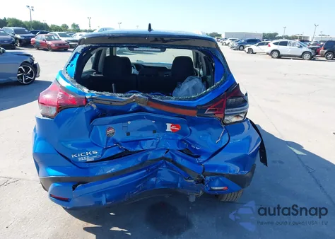 2021 Nissan Kicks Sv Xtronic Cvt from USA, damaged, VIN 3N1CP5CV9ML471976